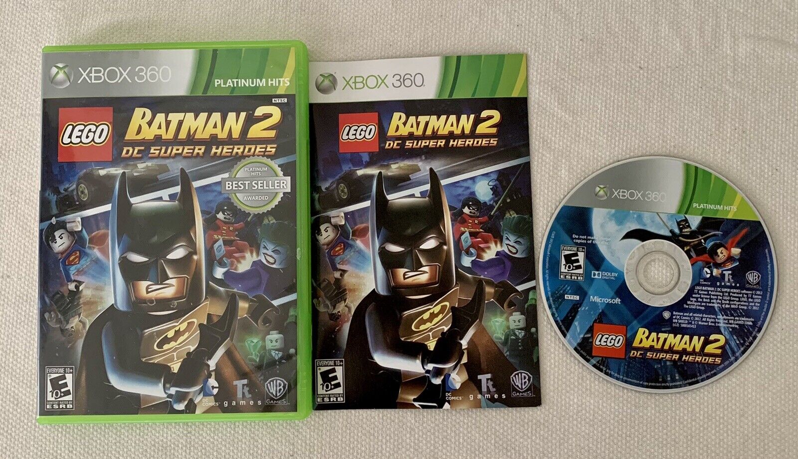 Jogo Lego Batman Dc Super Heroes Xbox 360 Original Mf