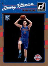 2016-17 Panini Donruss Henry Ellenson RC Detroit Pistons #165