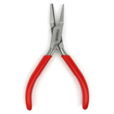Flat & Half Round Pliers Plastic Covered Handles 135mm Jewellery Making - TP141