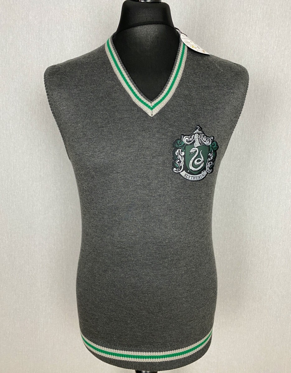 Wizarding World Harry Potter Slytherin V-Neck Vest Sweater Jumper