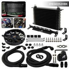 13 Row Oil Cooler Kit For Corvette C5 Ls1 Ls2 Ls3 Ls6 Ls7 Ls9 7electric Fan