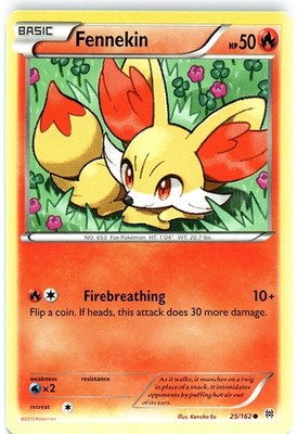 Fennekin - 25/162 - Common - Lightly Played