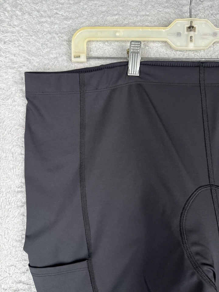 Pantalones Cortos de Bicicleta Cooperativos REI para Hombres Extra Grandes Negros Acolchados Ciclismo Bolsillos Laterales Gamuza Foto 4 de 4