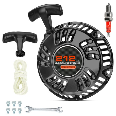 #ad #ad Pull Start Recoil Starter Assembly Compatible with Predator 212Cc 196Cc 6.5HP En $35.47