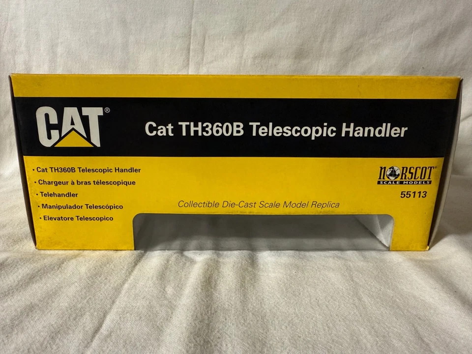 CAT TH360B TELESCOPIC HANDLER - NORSCOT MODELS 55113 - SCALA 1/50 - Immagine 3 di 4