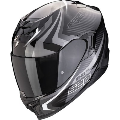 Scorpion Motorrad Helm S - EXO-520 EVO Air Terra schwarz-silber-weiß