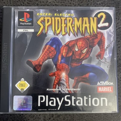 PS1 Spiel - Spider-Man 2: Enter Electro - DEUTSCHE VERSION - Psone - PAL - CiB
