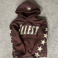 ILLEST Men s Brown L Pullover Hoodie Long Sle...