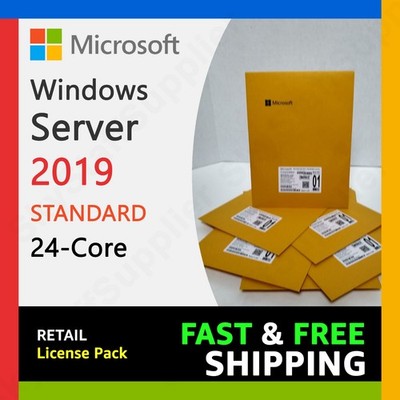 Microsoft Windows Server 2019 Datacenter 24 Core License Key + 10 CALS, NEW