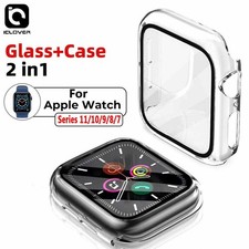 For Apple Watch Series 11 10 9 8 7 Full Screen Protector Case Cover 42/46/41/45