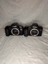 2 Canon EOS ELAN 35mm SLR Film Camera UNTESTED