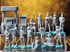 1:64 Figures  - For Dioramas Miniature Figures 164 Fig Lot 694