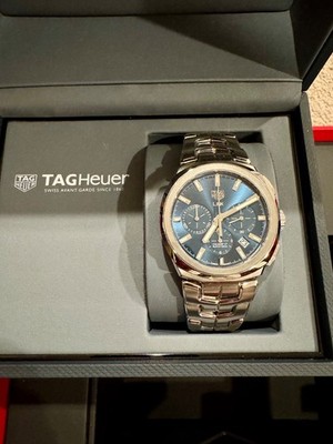 TAG Heuer Link Calibre 17 Chronograph CBC2112.BA0603 - Blue Dial - Full Set