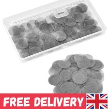 Silver Mesh Pipe Screen Gauzes - 304 Stainless Steel, Ash Filtration (25-200pcs)