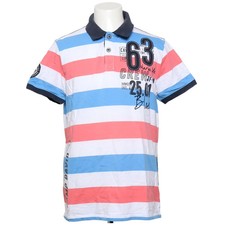 Camp David, Poloshirt, Größe: XL, CI63, Blau/Weiß/Rot, Baumwolle, Streifen #0VH