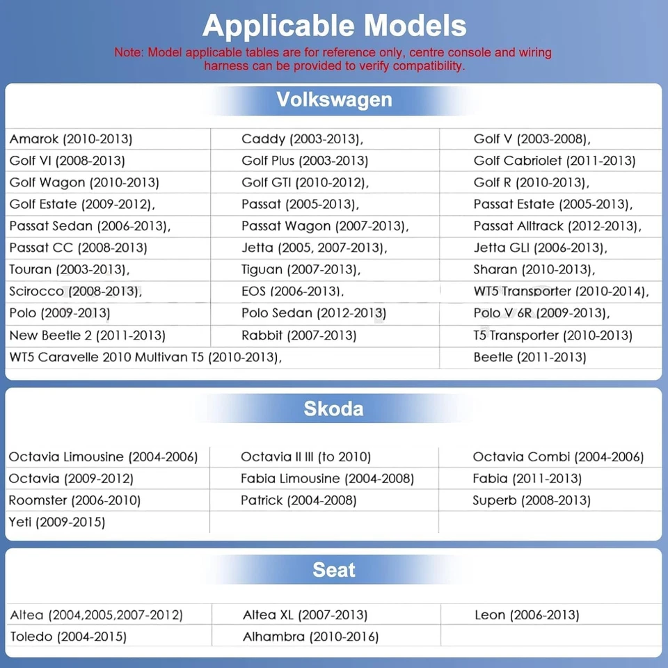 Radio de Coche Android 14 CarPlay GPS Navi Para VW GOLF 5 6 Polo Tiguan Passat - Imagen 2 de 4