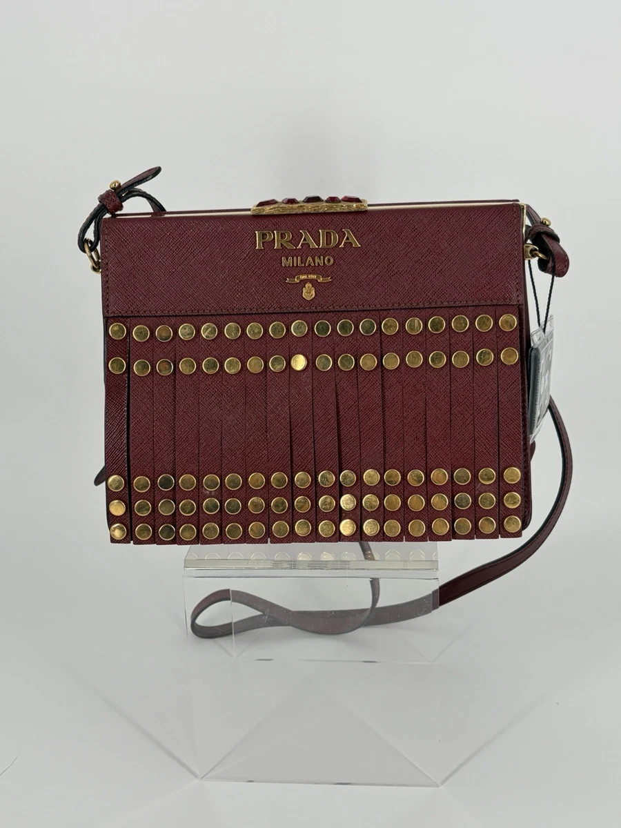 PRADA Leather Exterior Red Bags & Handbags for Women for sale | eBay