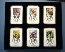 MARVEL COMICS POSTAGE STAMP SET - boxed. Mint condition. Collectible 