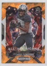 2021 Panini Prizm Draft Picks All-American Orange Ice Rondale Moore #187 0nr3