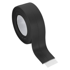1" x 6.6 ft Caulk Tape, Caulk Strips PVC Self Adhesive for Bathroom, Black