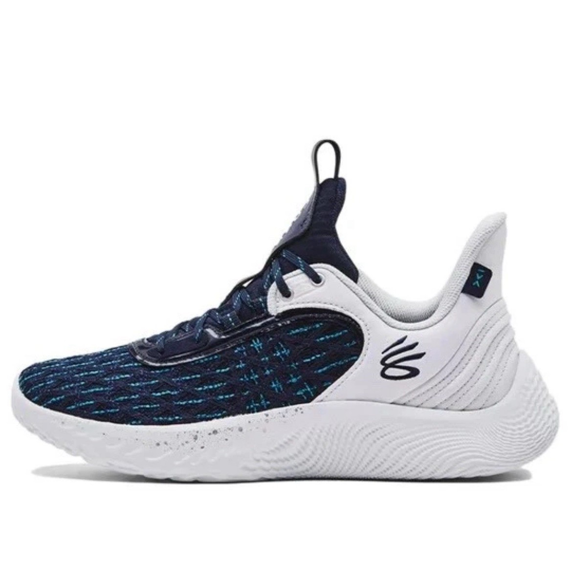 UNDER ARMOUR Curry Flow 9 Team Basketball Shoes Navy Blue  display picture 1