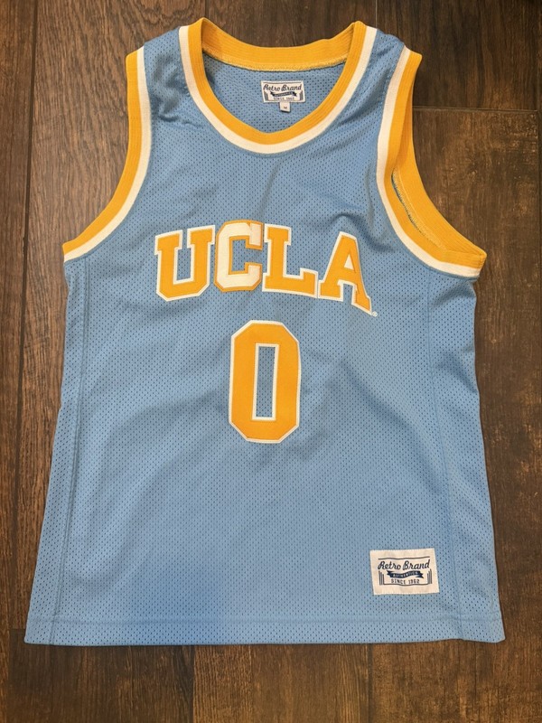 Russell Westbrook Retro Brand UCLA Bruins Jersey Size M #0