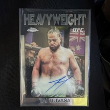 Topps 2026 Topps Chrome UFC Autograph Insert Tai Tuivasa #86S-TU 1986 Signatures