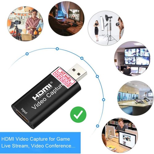 HDMI USB 2.0 1080P HD Video Capture Card Grabber Record for PS4 Game Live-Stream - Bild 4 von 12