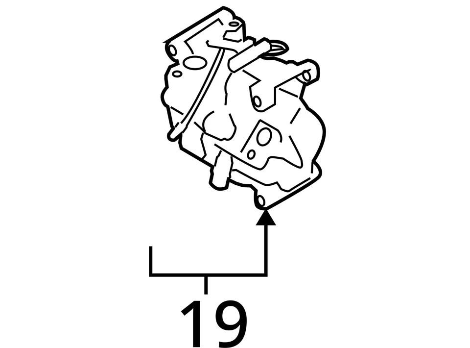 AC Compressor Fits 10-13 SX4 2614177 Foto 4 de 4