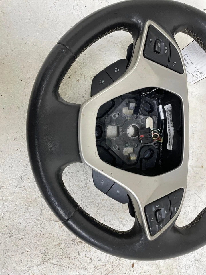 2014-2015 CHEVY CORVETTE STEERING WHEEL W/O SUEDE GRAY STITCHING 23231479 OEM Foto 2 de 4