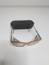 VTG AMERICAN OPTICAL AO CLEAR LENS SAFETY GLASSES W SIDE SHIELDS AND METAL CASE