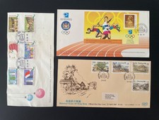 Hong Kong - 3 First Day Cover / FDC - 1987 / 1991