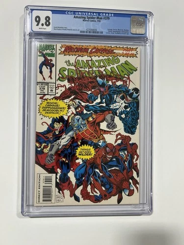 Amazing Spider-man 379 Cgc 9.8 1993 Marvel