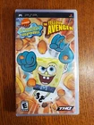 SpongeBob SquarePants The Yellow Avenger Sony Playstation PSP Complete w/ Manual