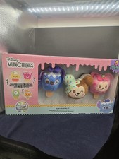 Disney Munchlings Plush Collector 4 pc Set with Surprise, Scented 49-15.15
