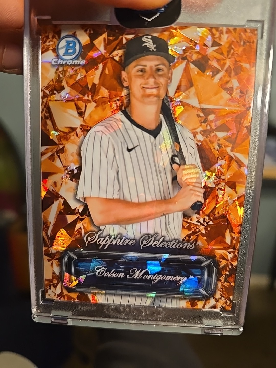 2024 Bowman Chrome Sapphire Selections Colson Montgomery #SS-10 Orange 🍊 02/25