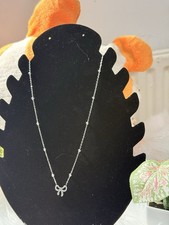 Bow Tie Everyday Use Necklace Non-tarnish Women's