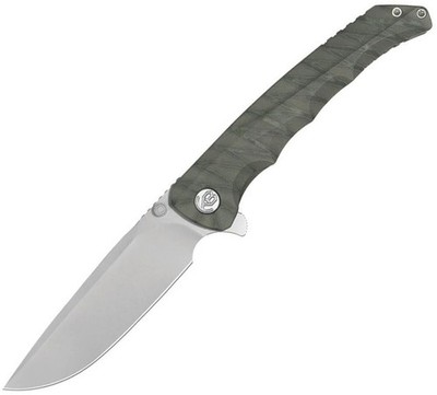 KB Knives Zazoo Framelock Flame Ti Red Folding Knife