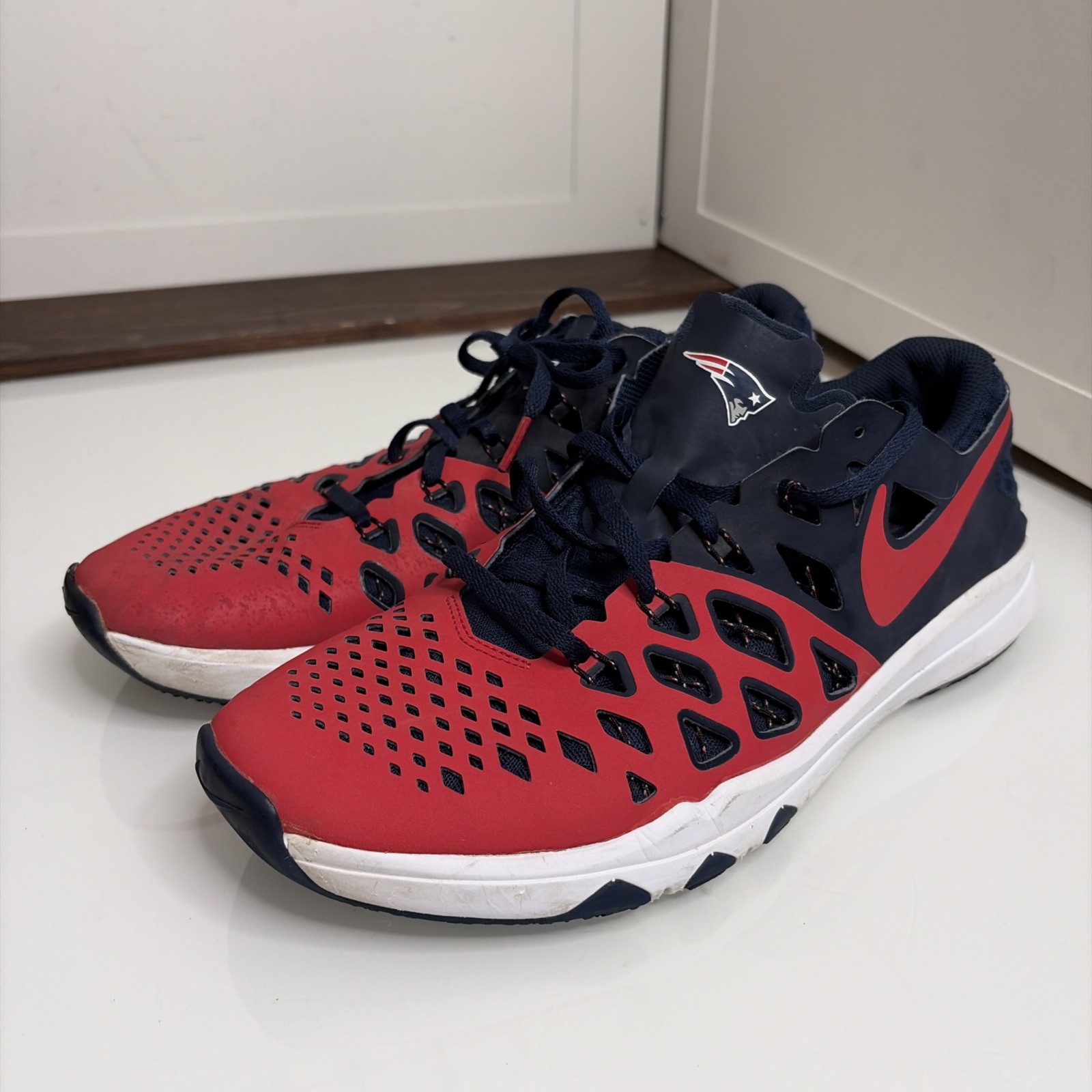 Nike Train Speed 4 AMP New England Patriots NFL Shoes Mens 11 2016
