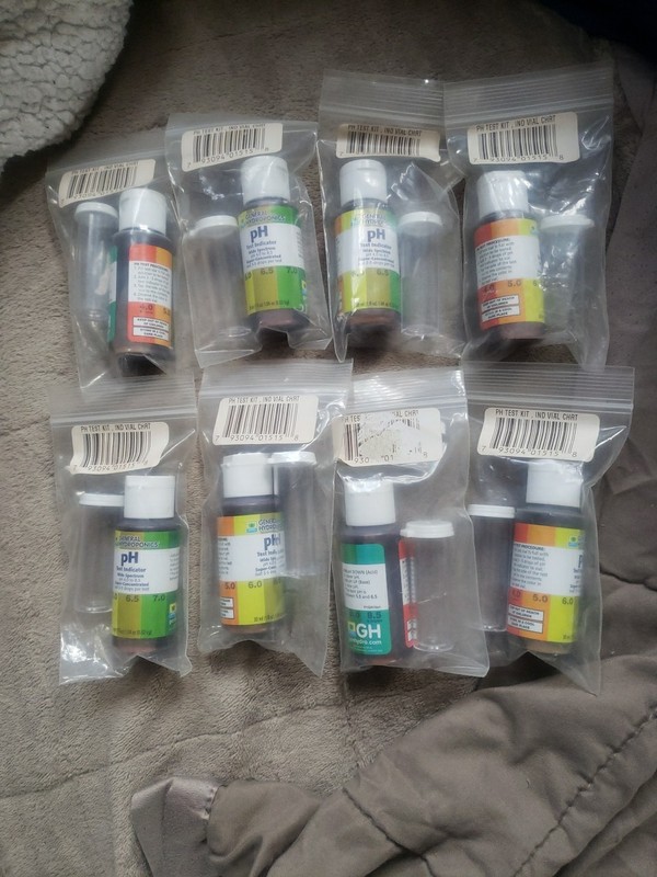 8 General Hydroponics pH Test Kit 1 oz - hydroponics GH up down combo Free Ship