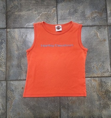 Vintage Y2K Harley Davidson Women's Small Springfield Illinois Tank Top T Shirt