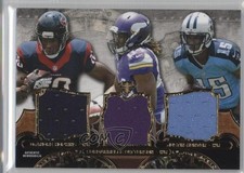 2013 Triple Threads Relic Trios 5/36 DeAndre Hopkins Cordarrelle Patterson 0o9