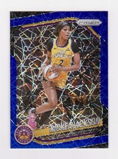 2025 Panini WNBA Prizm #118 Rickea Jackson Los Angeles Sparks Blue Velocity