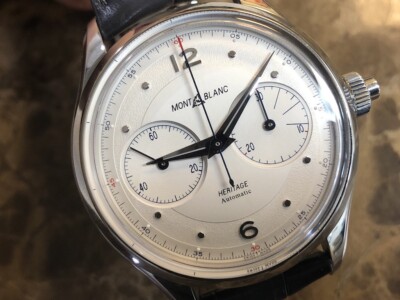 Montblanc Heritage Monopusher Chronograph 42mm Automatic Box Papers Never Worn