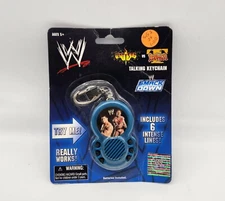 Vtg Smack Down Batista vs Booker Talking Keychain by Basic Fun New Sealed 