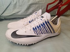 Nike Zoom Cleats Mens Celar 5 Track Sprint Shoes spikes 629226-100 white Size 7