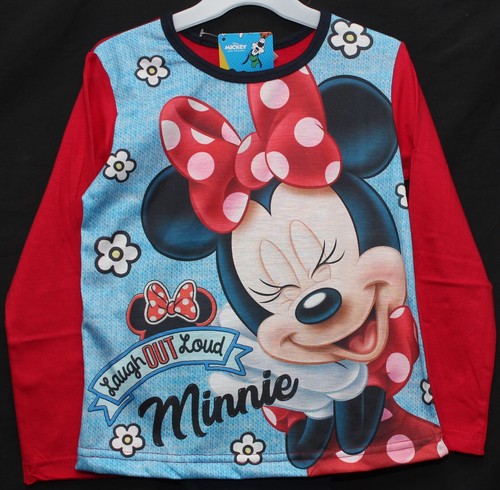 MINNIE MOUSE Girl's DISNEY Pyjamas /PJs in a Choice of 4 Styles Sizes 4-10 Years - Picture 16 of 60