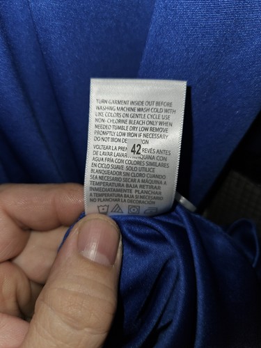 Russell Blue KU Kansas Jayhawks Poloshirt Herren Medium 38-40 Neu mit Etikett  - Bild 9 von 12