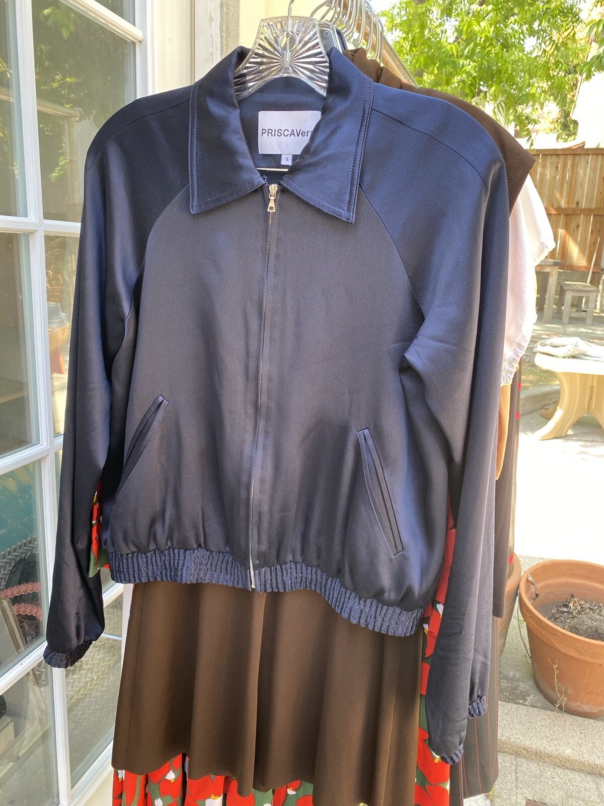 PRISCAVera Silk Collared Jacket S - image 3