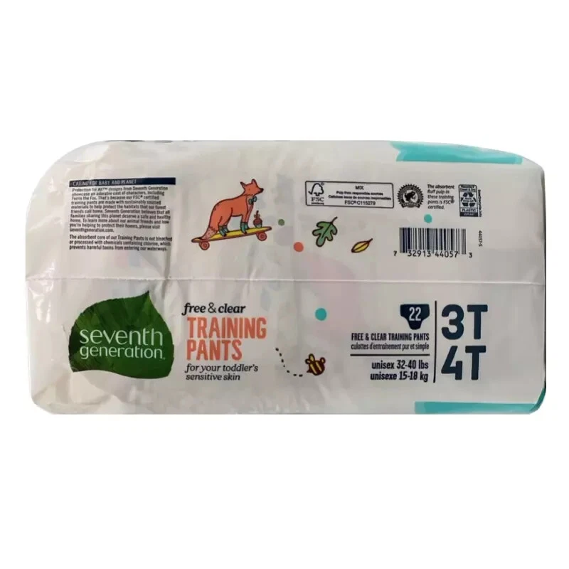 Pantalones de entrenamiento transparentes y libres de séptima generación talla 3T-4T - 22 ct Foto 2 de 3